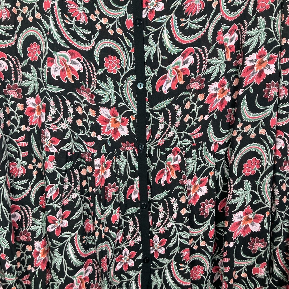 Ba&Sh Chemise Hopeful shirt Sz 2 US Sz M/8 Boho, Boho-Chic Floral - Picture 4 of 9